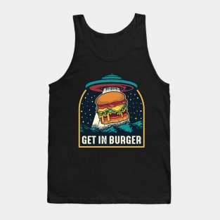 Burger Abduction Tank Top